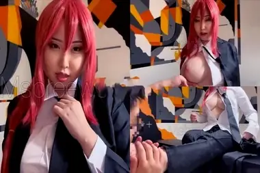 Msbreewc Cosplay Makima Chainsaw Man Ngentot Liar Hot